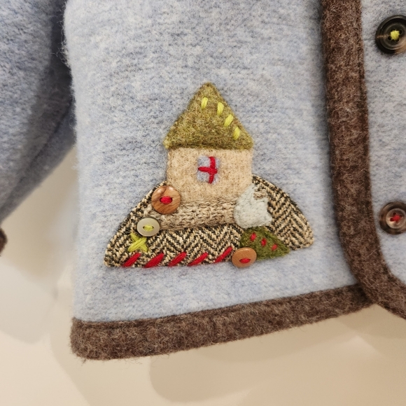 GIESSWEIN AUSTRIA vintage 18m baby toddler wool coat - Picture 3 of 12